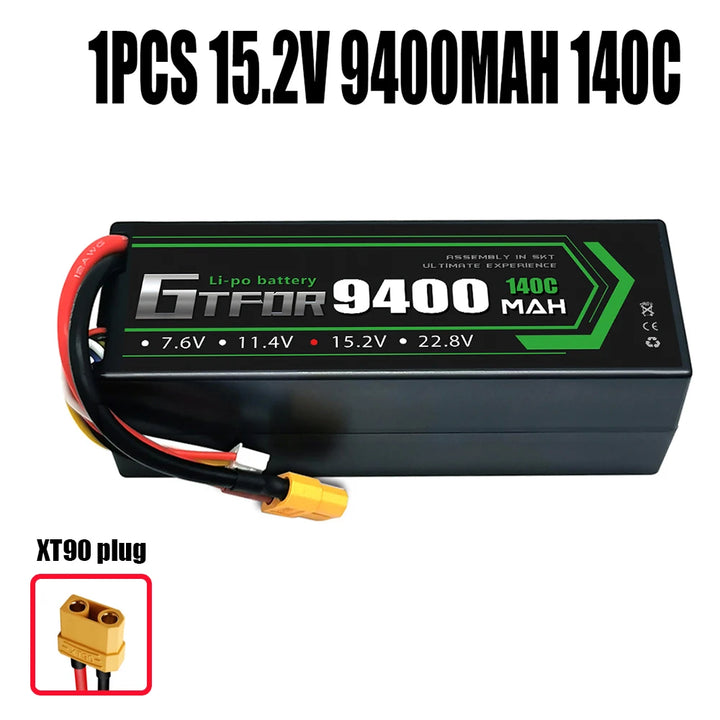 Batteries Lipo 7.6V 11.4V  7.4V 11.1V 15.2V 14.8V 22.2V 2S 3S 4S 6S 9400Mah 6300Mah 6500mAh 6200mAh 01000mAh 8400mAh 9200mAh Car