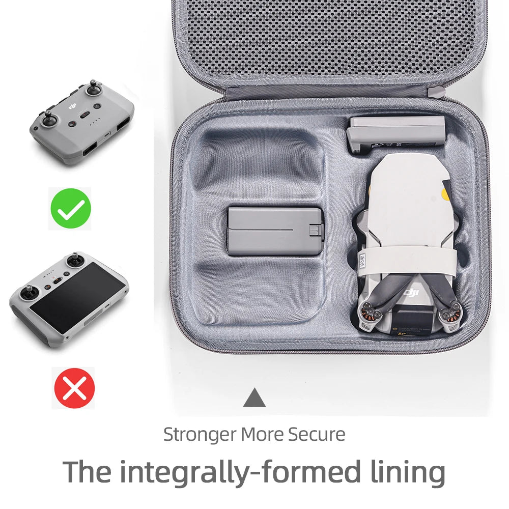 New Carrying Case Protective Sotrage Bag Waterproof Suitcase for DJI Mini 2/2SE/4K Drone Remote Battery Accessories