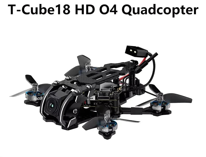 GEPRC T-Cube18 HD O4 FPV Quadcopter 1.8Inch TAKER F411-12A O4 Air Unit VTX 1002 18000KV Motor Mini RC Quadcopter Freestyle Drone