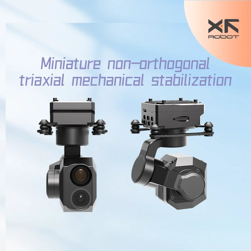XF Z-2 Mini 3-Axis Dual-Sensor Gimbal — 4K Full-Color + IR Night Vision, Micro Pod UAV