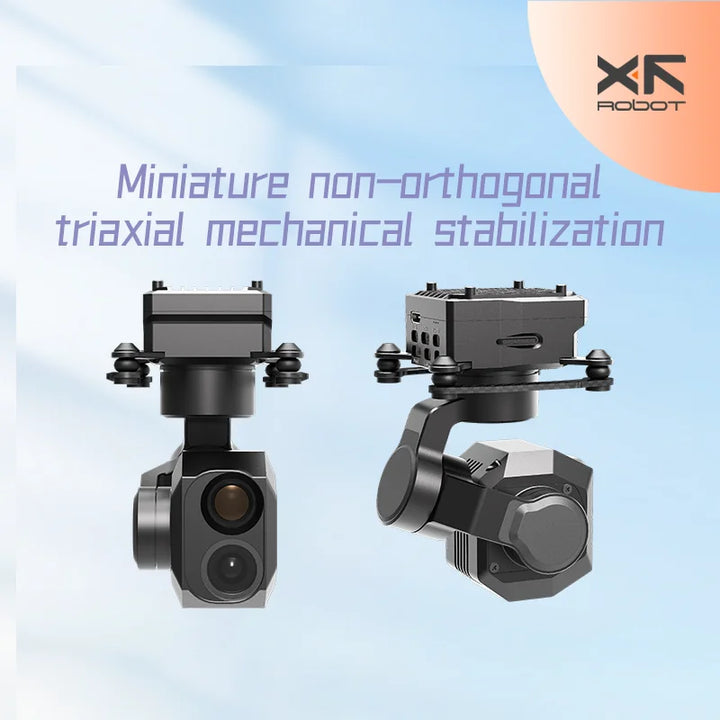 XF Z-2 Mini 3-Axis Dual-Sensor Gimbal — 4K Full-Color + IR Night Vision, Micro Pod UAV