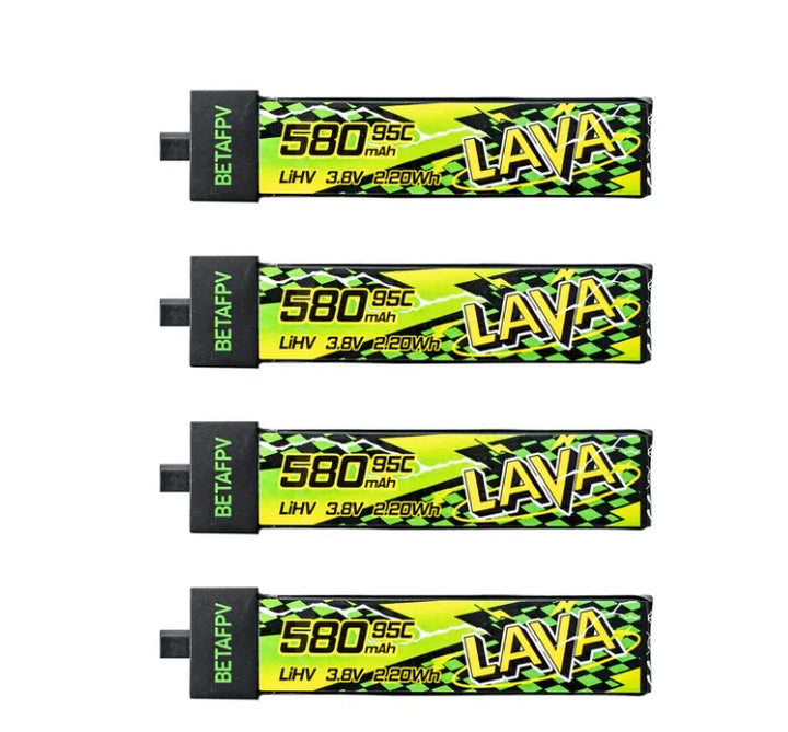 BETAFPV LAVA II 1S 95C Battery - High-Discharge LiPo (Multiple Capacities)