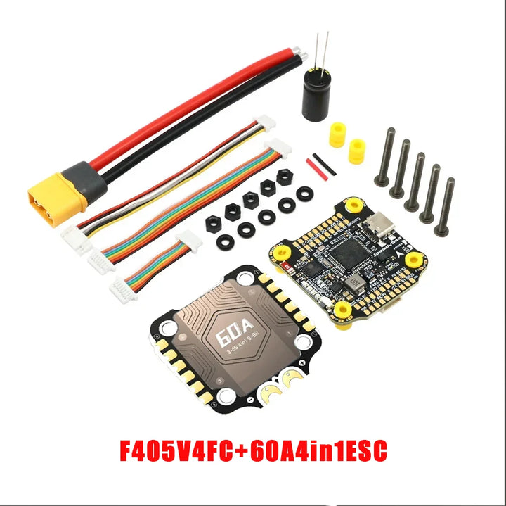 30x30mm FC,Bluetooth,iNAV/Betaflight: 3-6S 5-8 Inch FPV Drone + SpeedyBee F405 V4 Stack+BLS 55A 4-in-1 ESC | All-in-One FPV Part