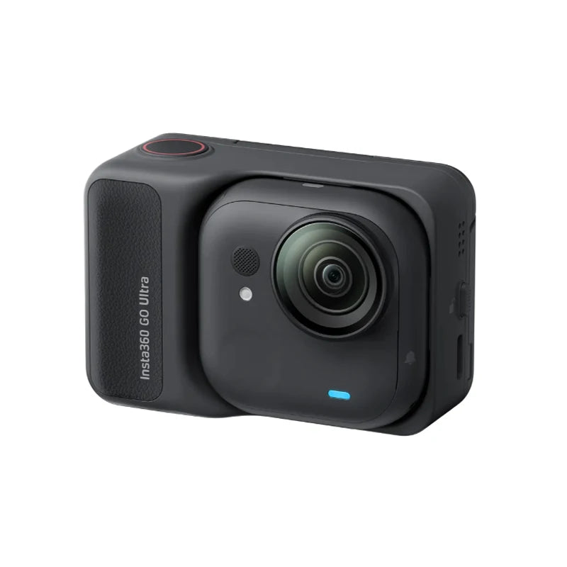 Insta360 GO Ultra — 4K/60fps, 50MP, 1/1.28" Sensor, 5nm AI, FlowState, 10m Waterproof, 200-Min Battery, Magnetic Mount, 52.9g