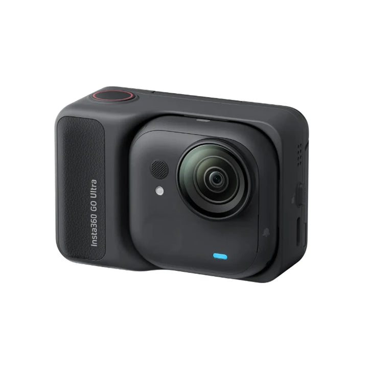 Insta360 GO Ultra — 4K/60fps, 50MP, 1/1.28" Sensor, 5nm AI, FlowState, 10m Waterproof, 200-Min Battery, Magnetic Mount, 52.9g