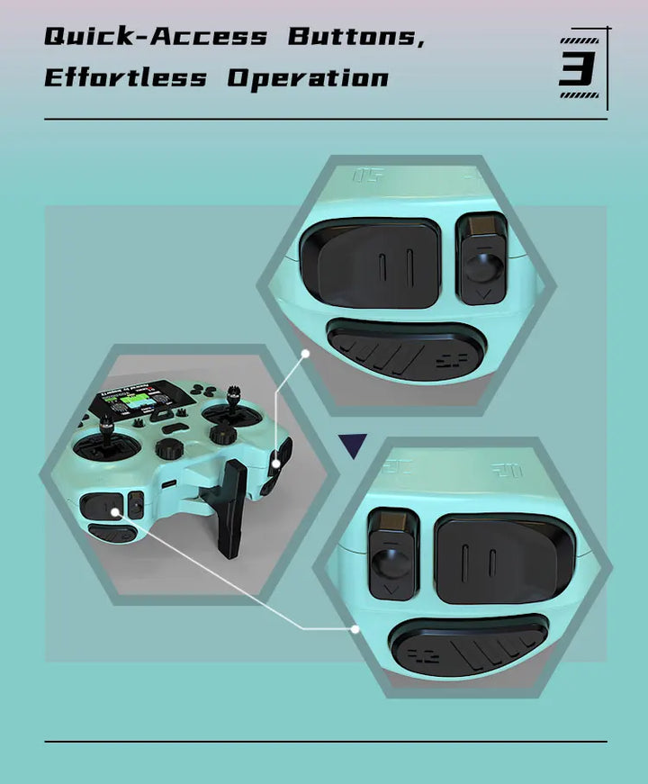 Axisflying ELRS 2.4G Radio Transmitter - 12CH 100mW Hall Sensor Gimbals with HD Color Screen