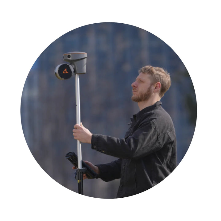 CHCNAV RS10 Handheld LiDAR SLAM Scanner — RTK GNSS, 16-Channel LiDAR, 320K pts/sec, 3 Cameras, 512GB, 1.9kg