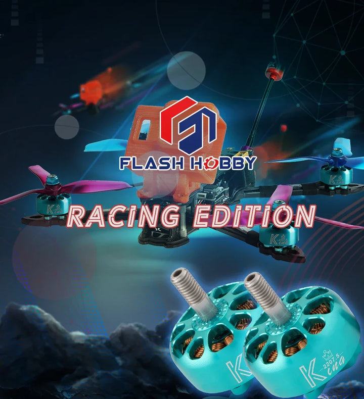 4pcs/Lot Flash Hobby King Series K2207.5 2207 1900KV/ 2500KV/ 2750KV Motor For FPV Racing Edition Parts