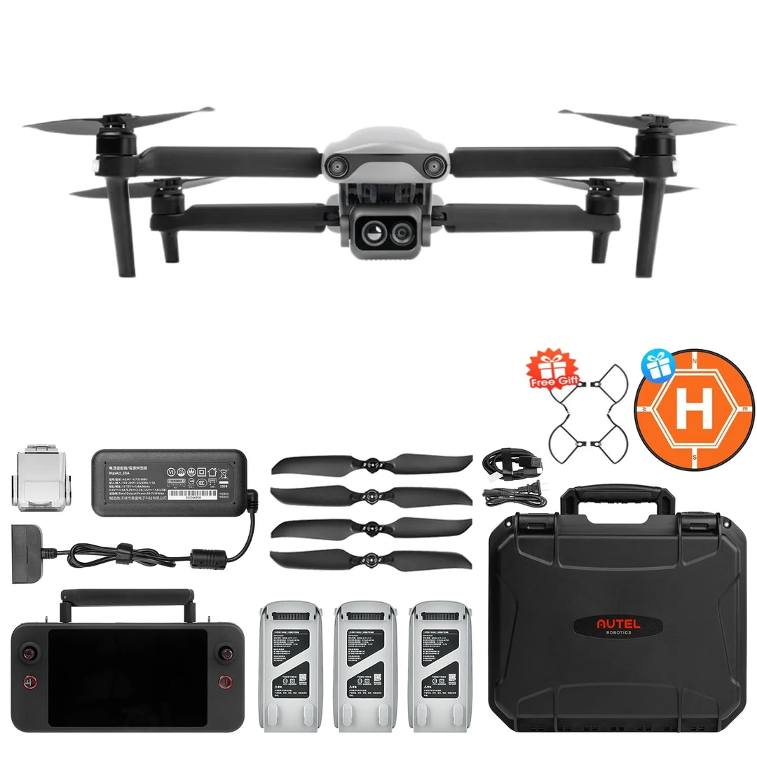 Autel Lite 640T Drone - 640x512 Thermal Camera 1/2" CMOS 48MP 16x Digital Zoom AI Target Recognition