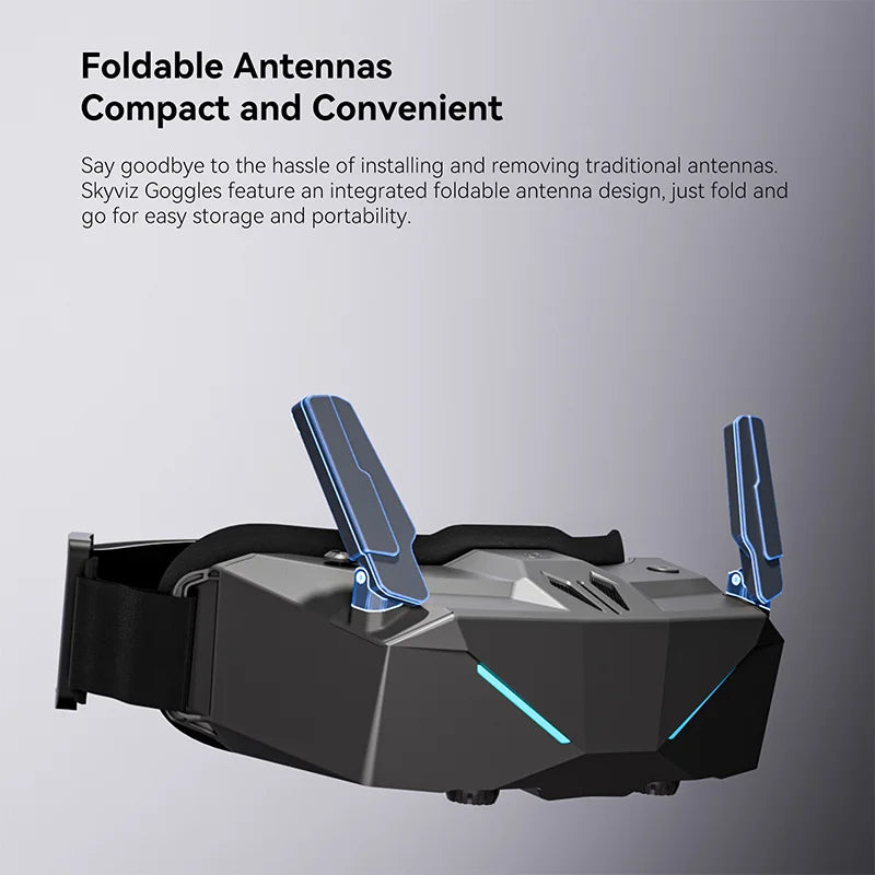 iFlight Skyviz FPV Analog Goggles Dual 100Hz Micro-OLED 1920×1080 DVR 5.8GHz