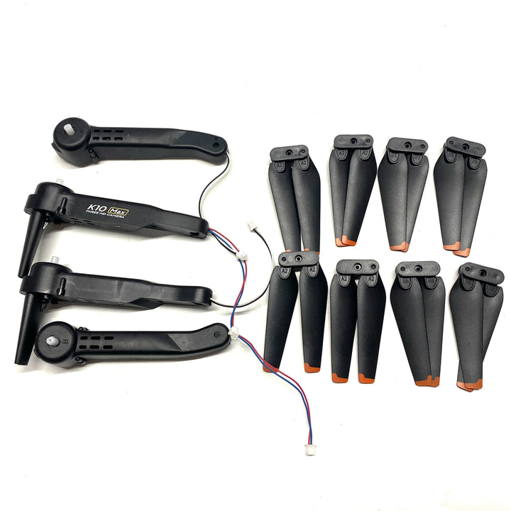 K10MAX Drone Foldable Arm K10 MAX RC Quadcopter Spare Parts Motor Arm Blades Propeller