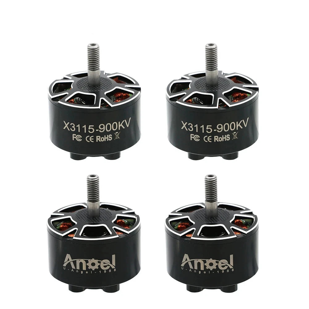 UAngel X3115 6S Brushless Motors, 900–1200KV, 4-Pack