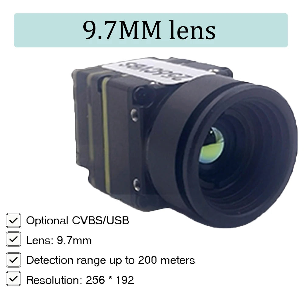 FPV UAV Infrared Thermal Imager Lens - HD 50FPS 256/384/640 Resolution CVBS/USB Interface