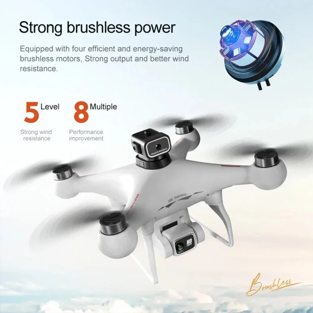 Professional S116 MAX Drone 8K WIFI FPV Camera 360° Obstacle Avoidance Brushless Motor RC Quadcopter Mini Dron Toy