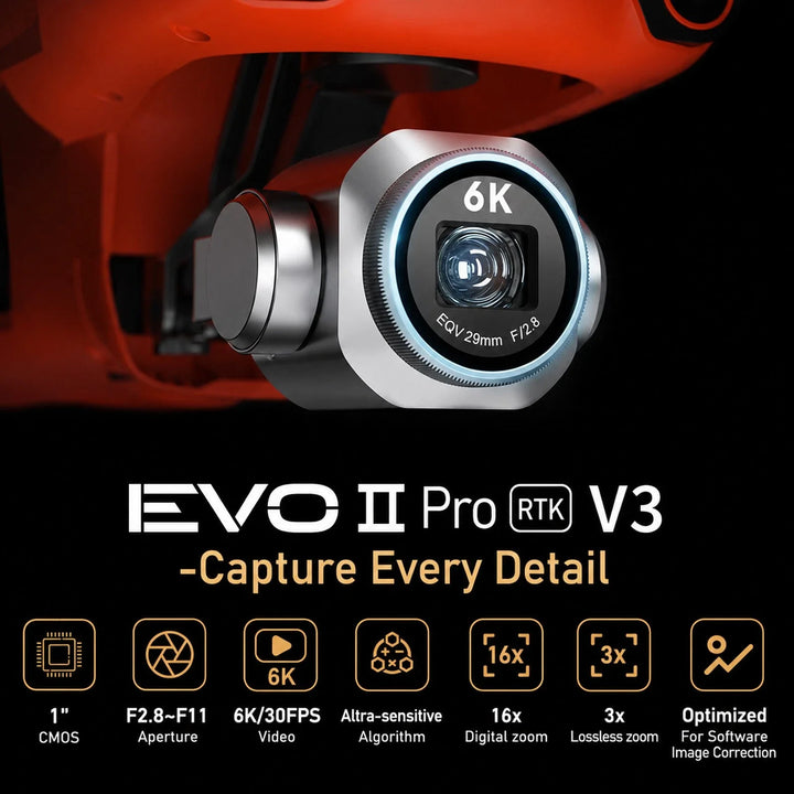 Autel EVO II Pro RTK V3 Drone | 3-Battery Mapping Bundle