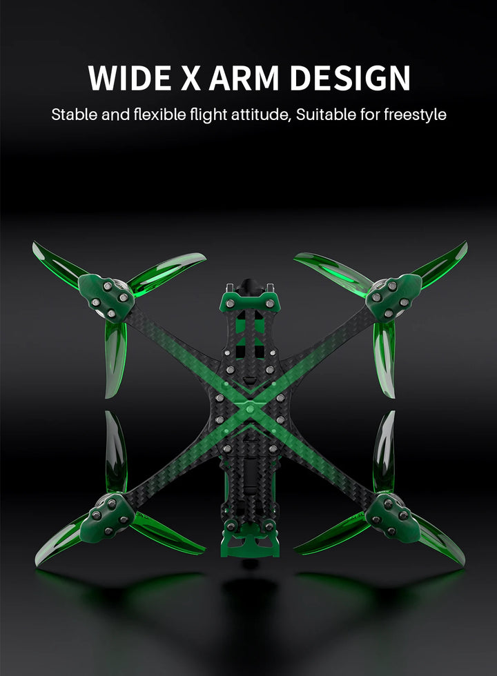 GEPRC New MARK5 HD O3 Freestyle FPV Drone VTX O3 Air Unit Green System 6S RC FPV Built Bluetooth Quadcopter Freestyle Drone