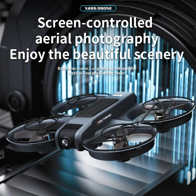 New Xiaomi Drone X226/X226VR Drones 8K Profession HD Wide Angle Camera WiFi FPV RC Helicopter Large Screen Foldable Quadcopter