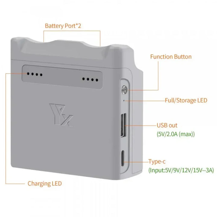 For NEO Drone 2-ways Charging Hub Compatible NEO Charger Manager Intelligent Battery Charging Butler Power Bank Accessories