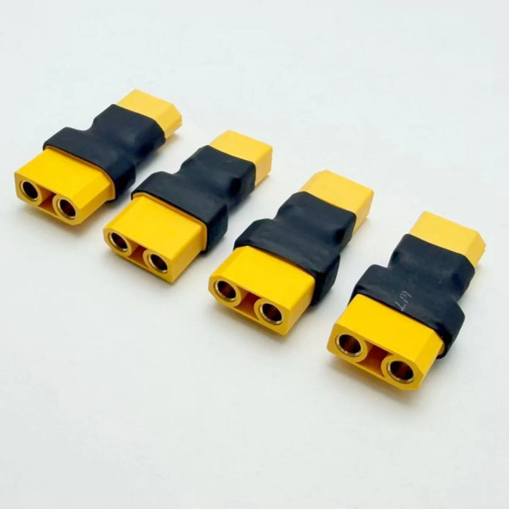 XT60–XT90 Connector Adapters 4-Pack | Male & Female Options