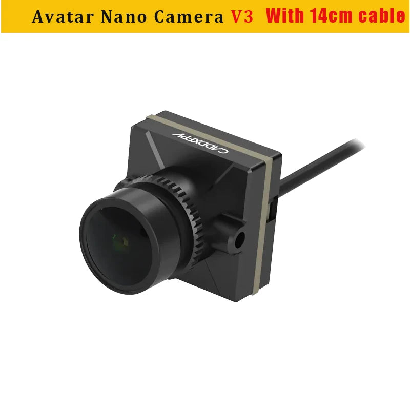 CADDX Walksnail Avatar HD Nano Kit V3 - 1080P/60fps 160° FOV 32GB 9cm/14cm Cable 14x14mm FPV
