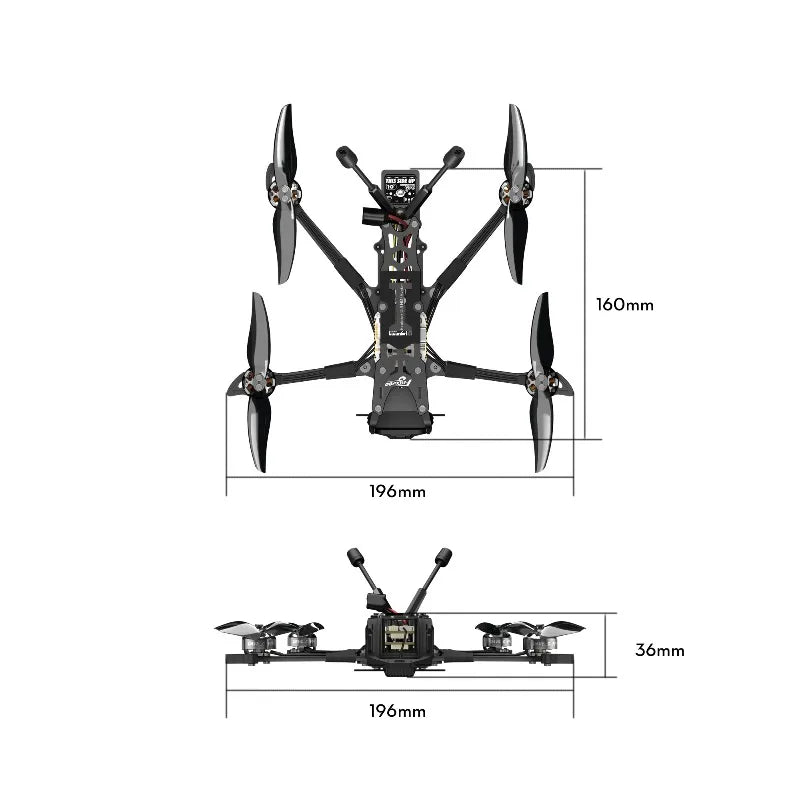 Flywoo Explorer LR4 Long Range FPV Drone - DJI O4 Pro 4K/120fps - 4 Inch Lightweight Quad