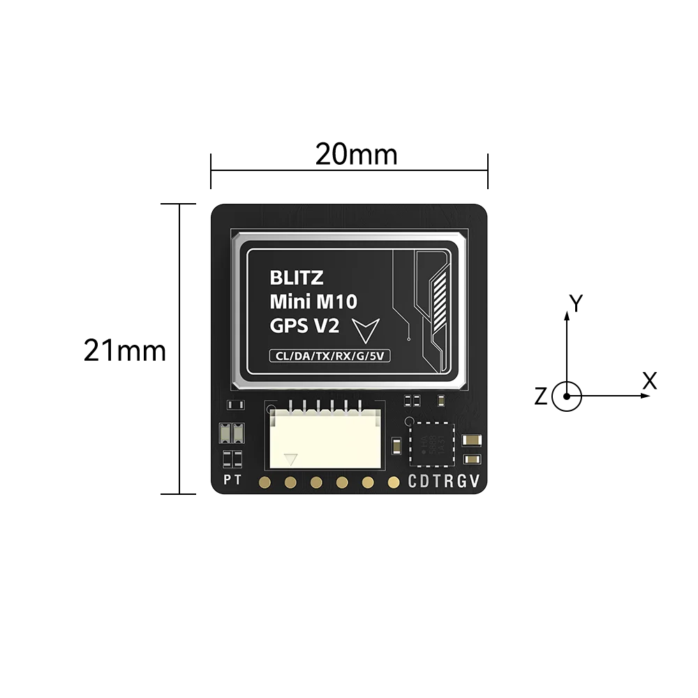 iFlight BLITZ M10 V2 GPS — u-blox M10, Built-In Compass, 10Hz, Mini & Standard