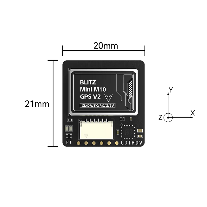 iFlight BLITZ M10 V2 GPS — u-blox M10, Built-In Compass, 10Hz, Mini & Standard