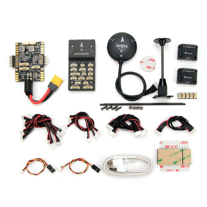 Holybro Pixhawk 6C Flight Controller — PX4/ArduPilot, Metal Shell, M10/M9N GPS Options