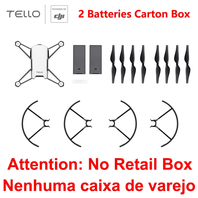 DJI Tello Mini Micro Folding Quadcopter RC Drone WIFI APP Remote Control FPV With 720P Camera Teaching Copter DIY SDK Develop