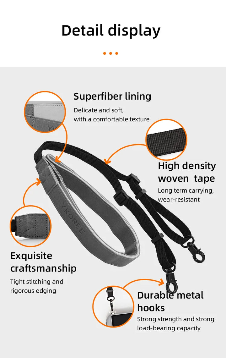 Remote Controller Lanyard NeckStrap w Fixed Clip Hook for DJI MINI 2/Mini 3 4 Pro/Air 2S/Mavic 3 DJI RC 2 N2 Drone Accessories