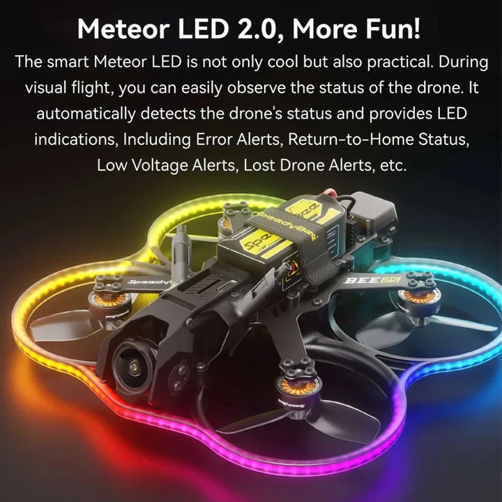 SpeedyBee Bee25 2.5inch HD FPV Drone ELRS 2.4G/PNP/TBS Nano/Aluminum Upgrade Kit For O3/Link/Vista VTX RC FPV Cinewhoop Drone