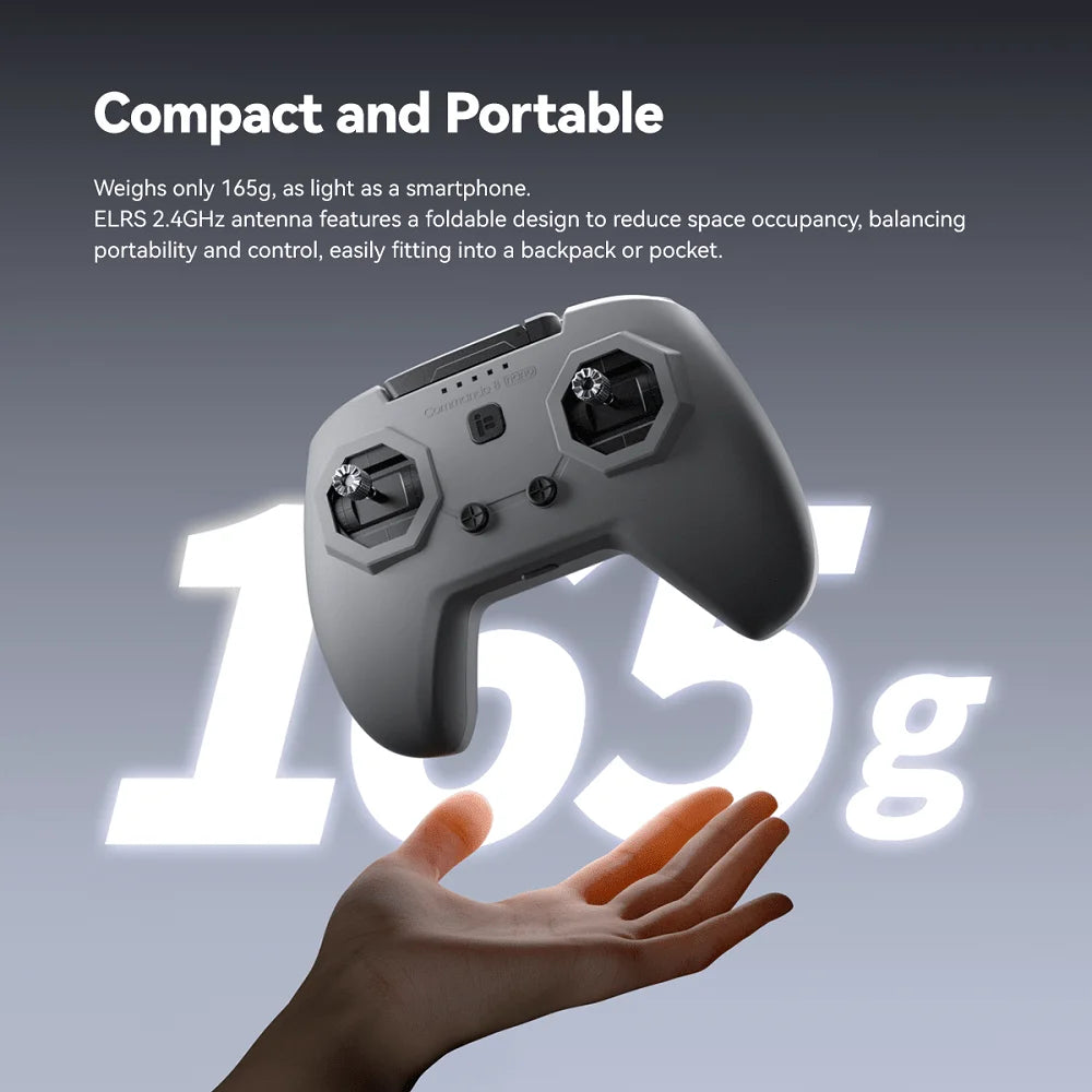 iFlight Commando 8 Nano Transmitter Radio - ELRS 2.4GHz 100mW FPV remote control for FPV Parts