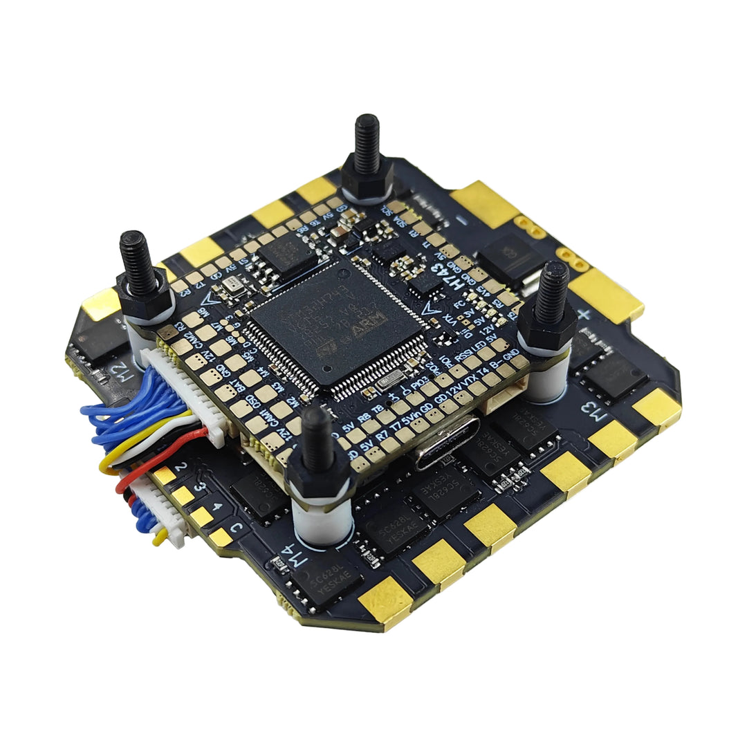 JIJIEFPV H743 Stack — 4-in-1 ESC + H7 FC Combo for 5-13" FPV Freestyle & Long Range Drones