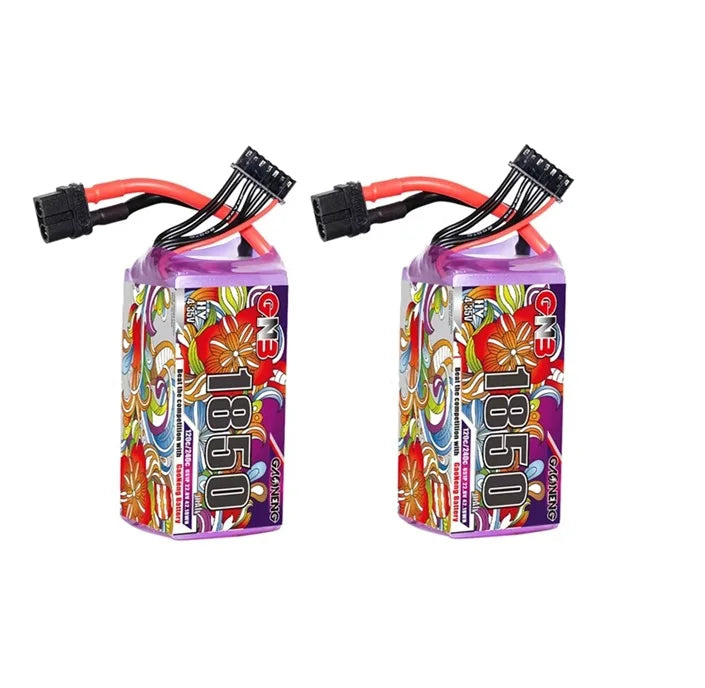 GNB 6S 22.8V 1850mAh 120C LiPo Battery XT60 for FPV Racing