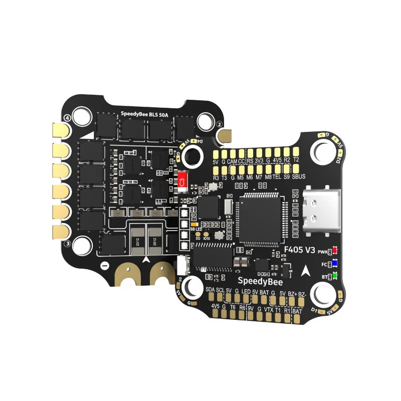 SpeedyBee F405 V3 30x30 Flight control + 50A BLS 4 in 1 ESC Fortinet