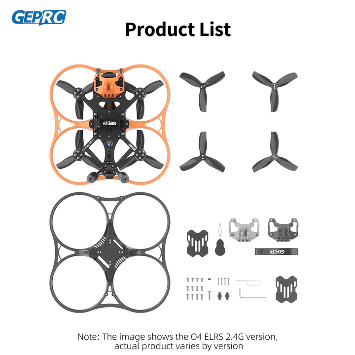 GEPRC Cinelog30 V3 FPV Quadcopter O4 Air Unit PRO /WTFPV TAKER F722 45A 32Bit AIO SPEEDX2 1404 3850KV LED BEC RC Freestyle Drone