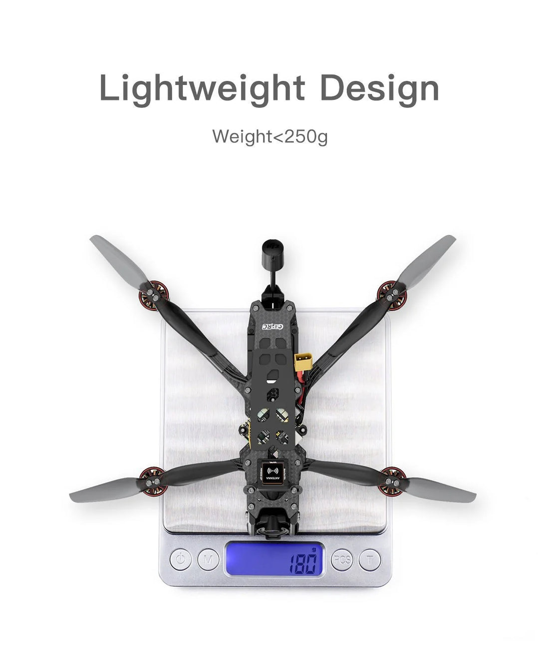 GEPRC Tern-LR40 HD O3 HD Wasp Link Long Range FPV 4 Inch Drone with GPS TAKER G4 45A 8Bit AIO Weight Under 249g for Record Life