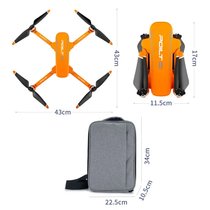 JJRC new X17 8K 5G dual-camera drone dual-axis gimbal FPV aerial camera aircraft GPS brushless folding helicopter children's toy