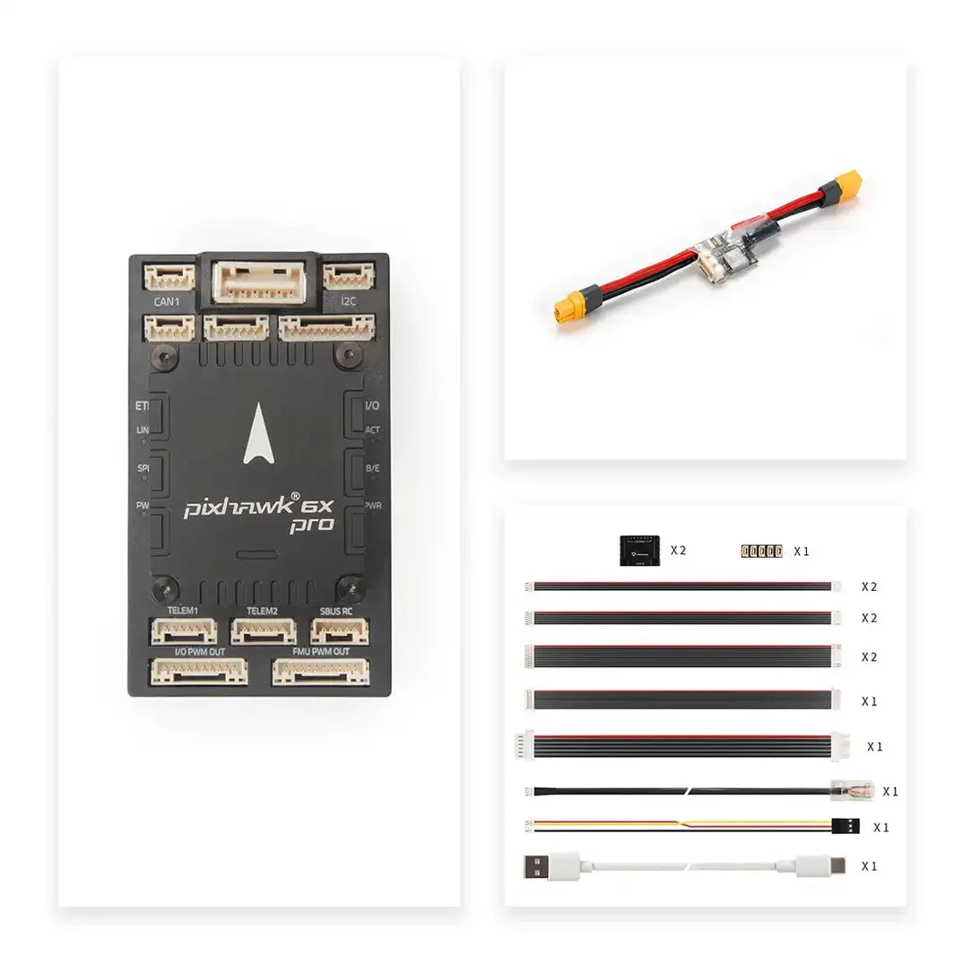Holybro Pixhawk 6X Pro Autopilot — STM32H753, Triple IMU, Ethernet, Standard/Mini Baseboard