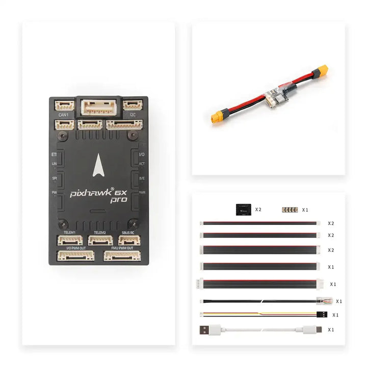 Holybro Pixhawk 6X Pro Autopilot — STM32H753, Triple IMU, Ethernet, Standard/Mini Baseboard