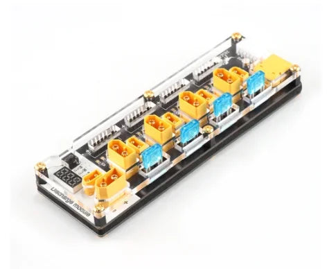 HGLRC Thor PRO LiPo Parallel Charging Board — 40A, XT60 + XT30, 2–6S, for IMAX B6, ISDT Q6 Nano, Reward6 Pro, P6