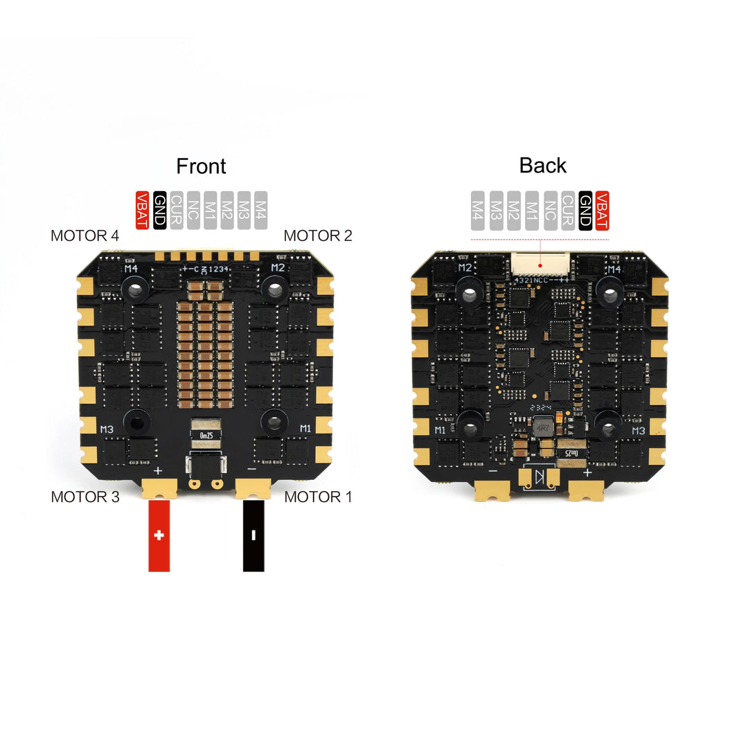 Axisflying Argus ECO Stack 80A+F722/F405 6S-8S Flight Control Suitable for 13 inch FPV Drone DIY Part