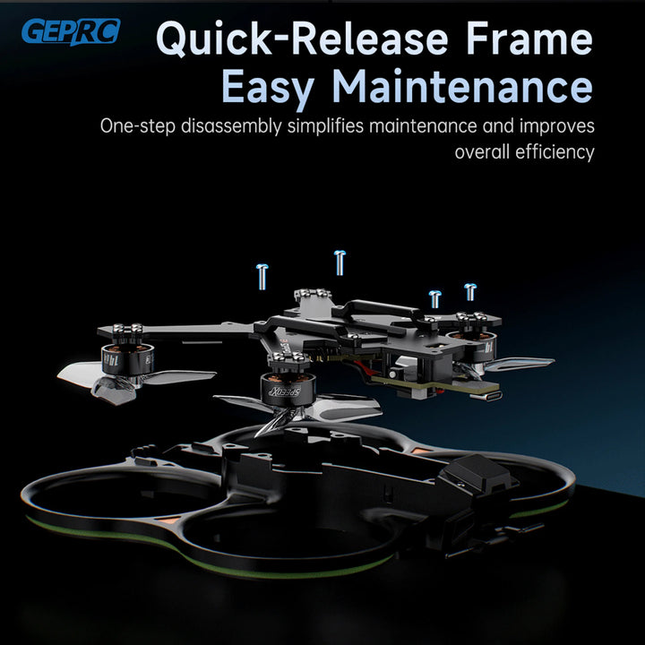 GEPRC Cinebot25 V2 2.5" FPV Quadcopter - DJI O4 Air Unit Pro/WTFPV SPEEDX2 1404 4600KV Taker F722 35A AIO