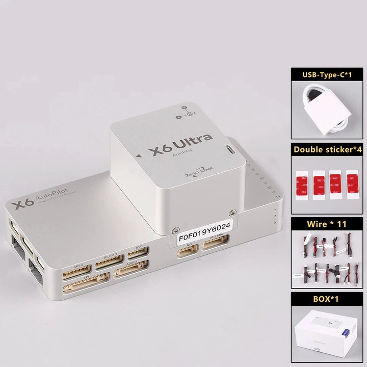 Zero One X6 Ultra Tactical Flight Controller — FMU v6X, STM32H753, Triple IMU, Tactical-Grade Gyro, 100Mbps Ethernet, Pixhawk Compatible