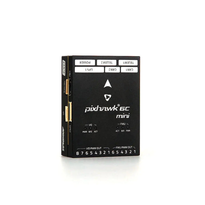 Holybro Pixhawk 6C Mini Flight Controller — Compact FMU v6C, PX4 & ArduPilot, Optional PM02/PM06 Power Module & M9N/M10 GPS