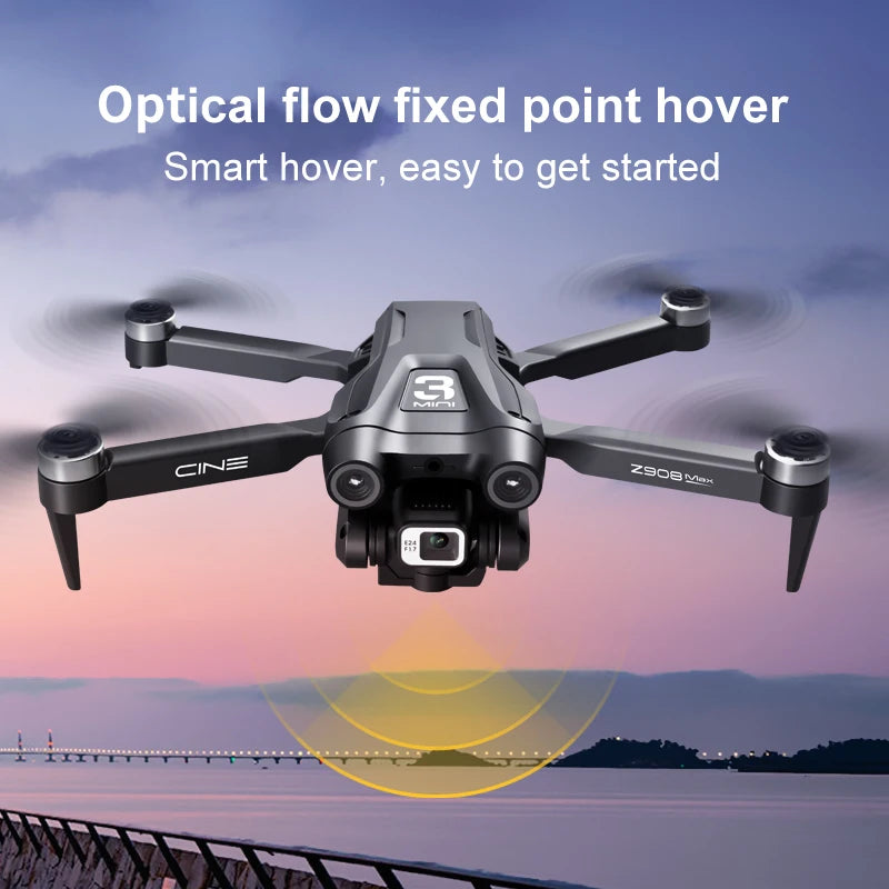 2024 Original Z908 Pro Max Drone Brushless Motor 8K GPS Professional Dual HD Aerial Photography Obstacle Avoidance Quadrotor