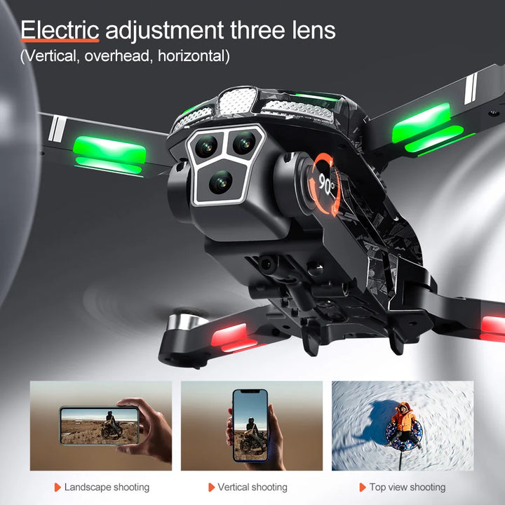 Drone 4K Professional 20km V186 Quadcopter HD Camera 8K Mini Drone 2024 RC Helicopter Obstacle Avoidance for kids Adults Aerial