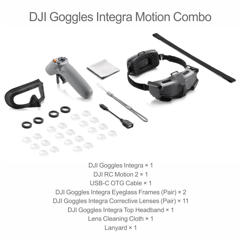 dji goggles 2 motion combo Original DJI Goggles Integra Motion Combo 1080p Micro-OLED 100Hz 700 Nits HD Display Stunning Colors 410g Two-Hour Battery Life