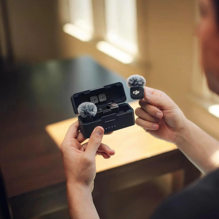 DJI Mic 3 Wireless Lavalier Mic 1TX 1RX 2TX 1RX  Kit with Charging Case Adaptive Gain Control&Dual Band for Vlog