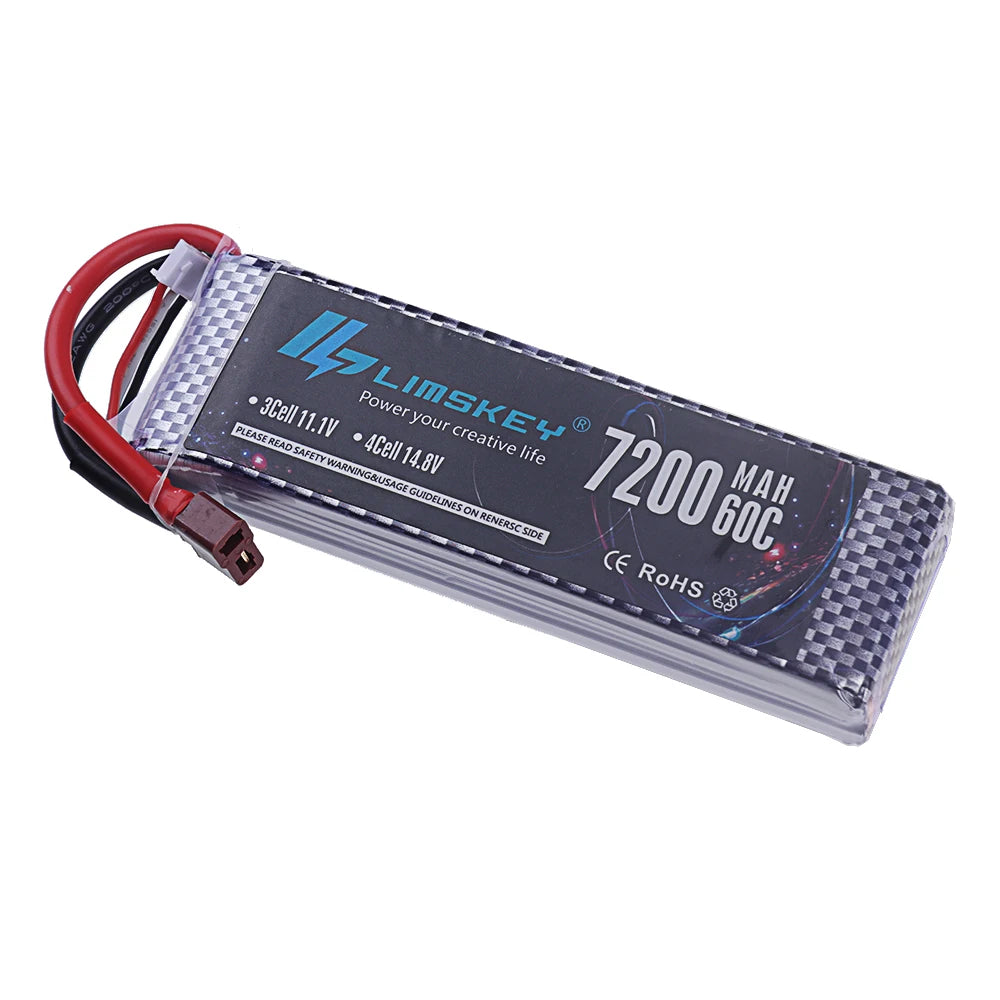 2S 3S 4S Lipo Battery 7.4V 11.1V 14.8V 1500mah 2200mAh 3000mah 4200mah 5200mah 6000mah for RC Car Truck Monster Drone Boat Part